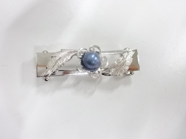  アンティーク　パール帯留め